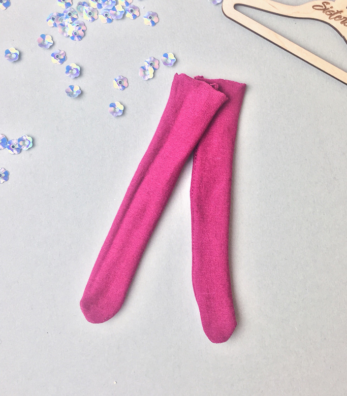 Pink nylon stockings