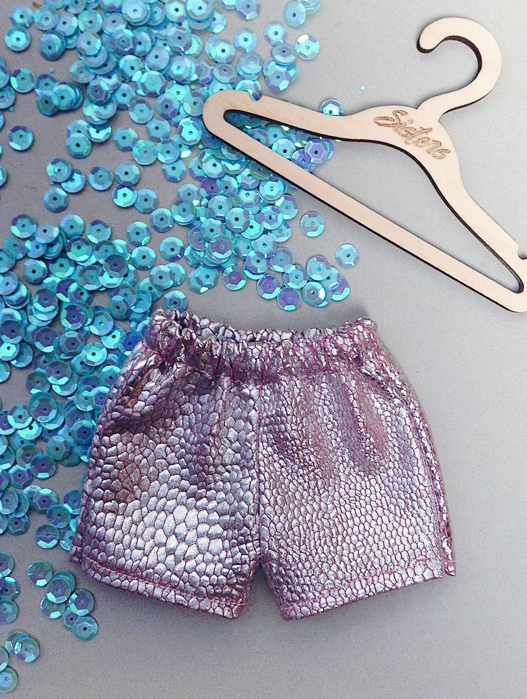 Metallic shorts