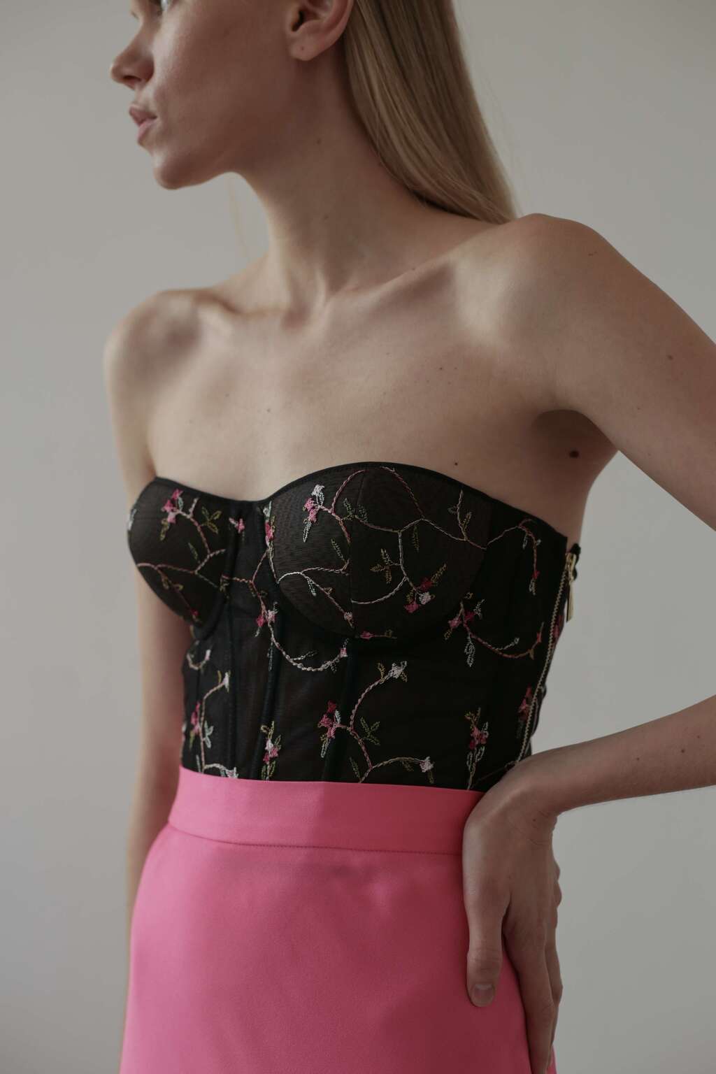 Corset "Provencal garden"