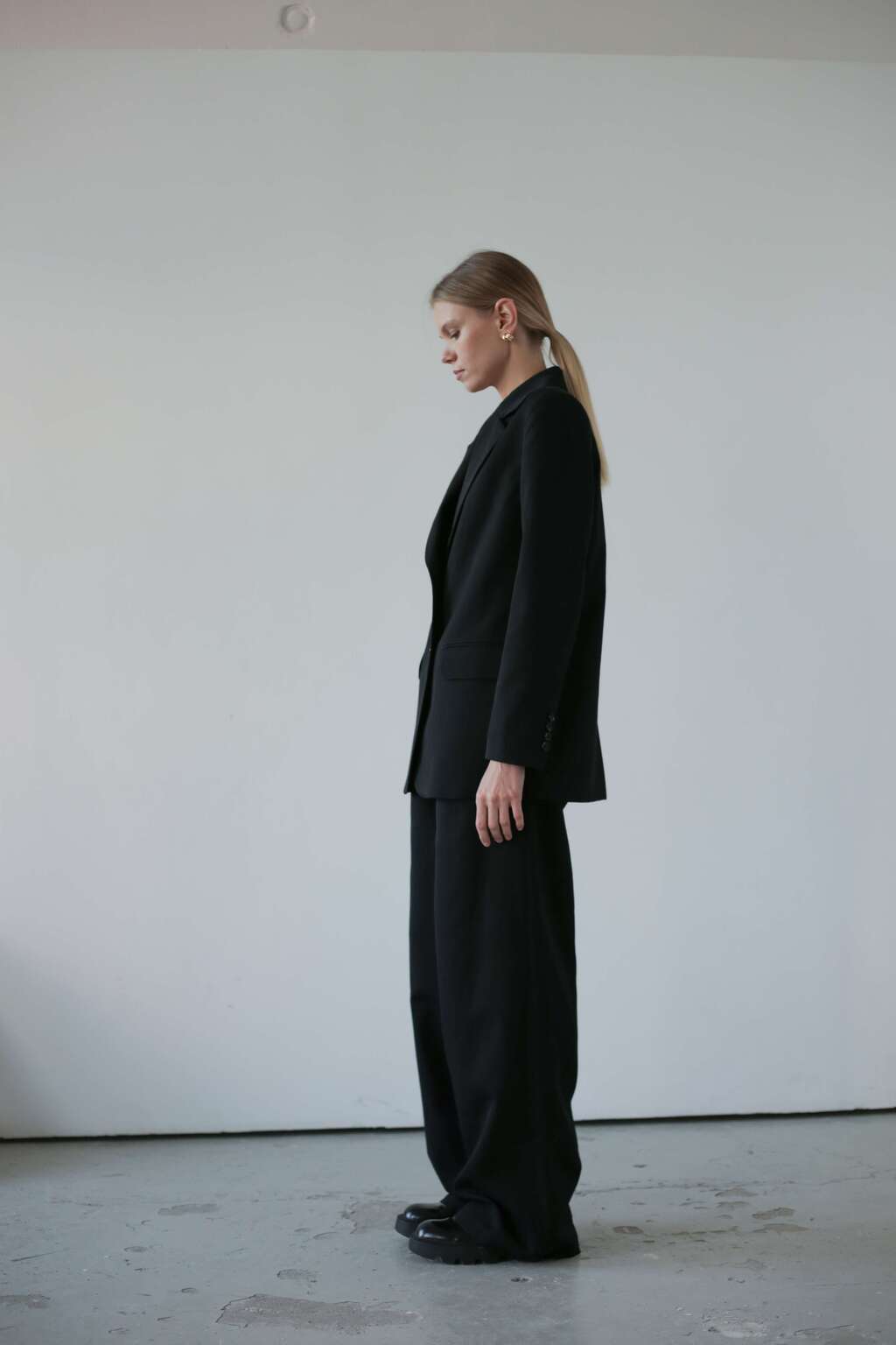 Брюки широкие "Ночь в Амстердаме"