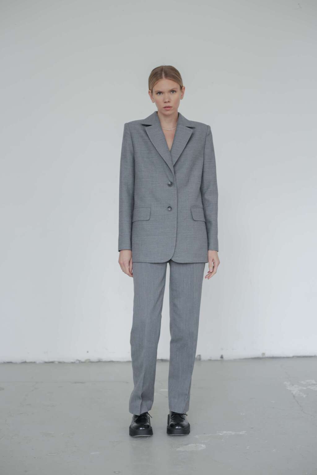 Брюки прямые "Пепел"