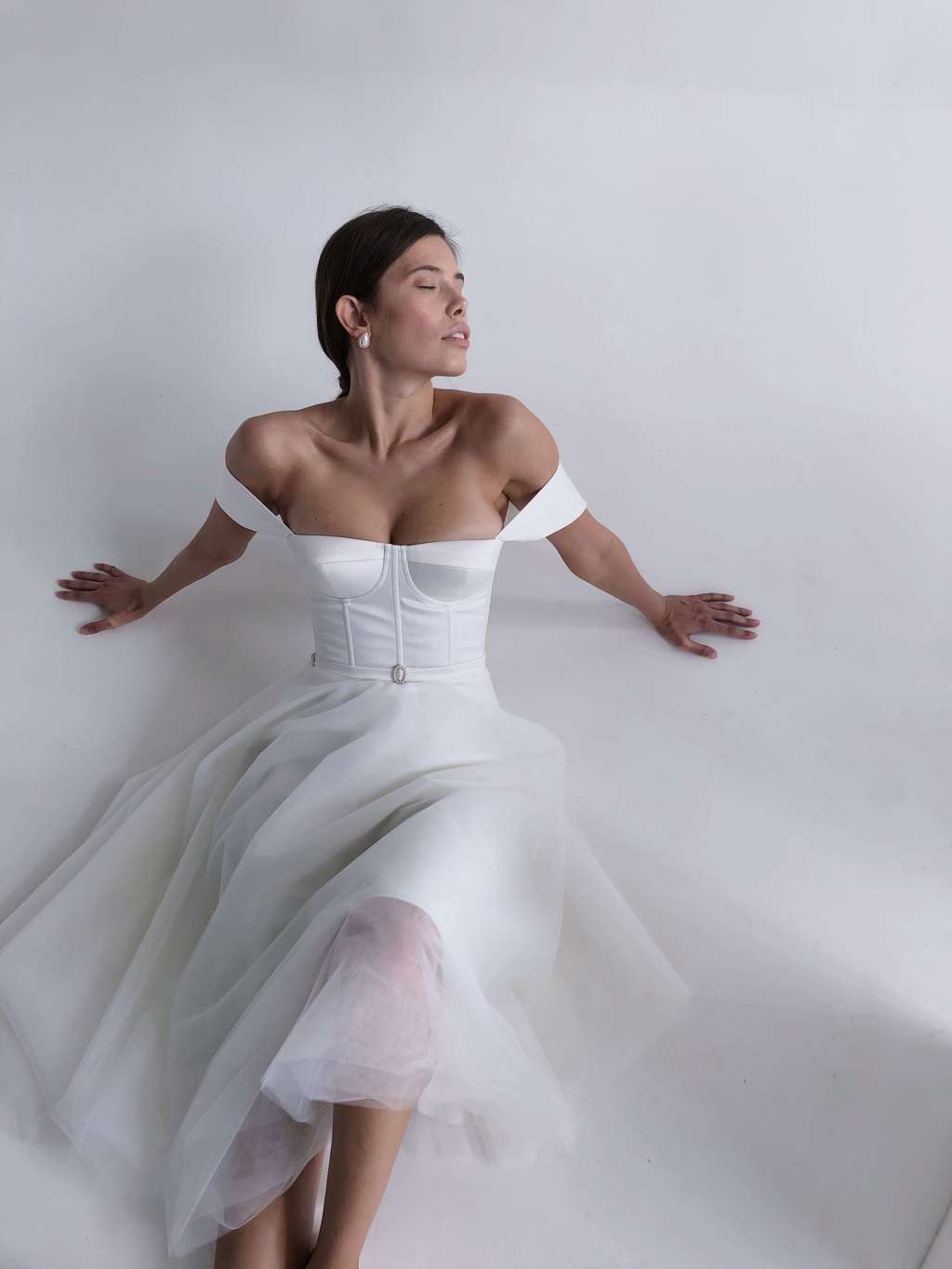 Платье "Jess" айвори