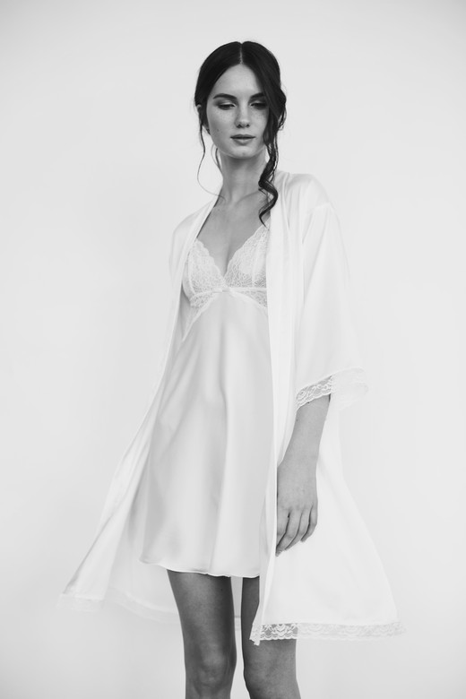 Сорочка и халат Wedding