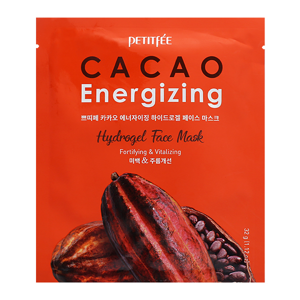 Тонизирующая гидрогелевая маска для лица с какао Petitfee Cacao Energizing Hydrogel Face Mask