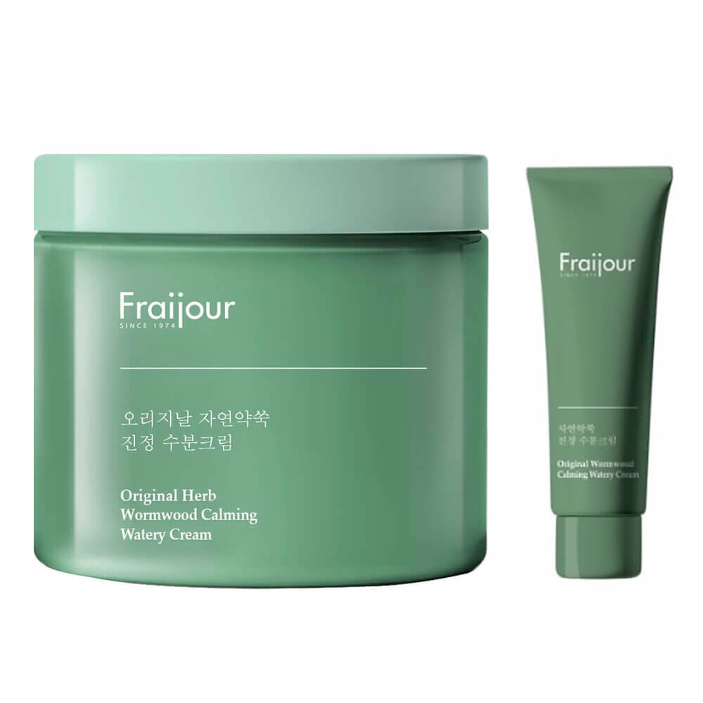 Легкий увлажняющий крем с полынью Fraijour Original Herb Wormwood Calming Watery Cream