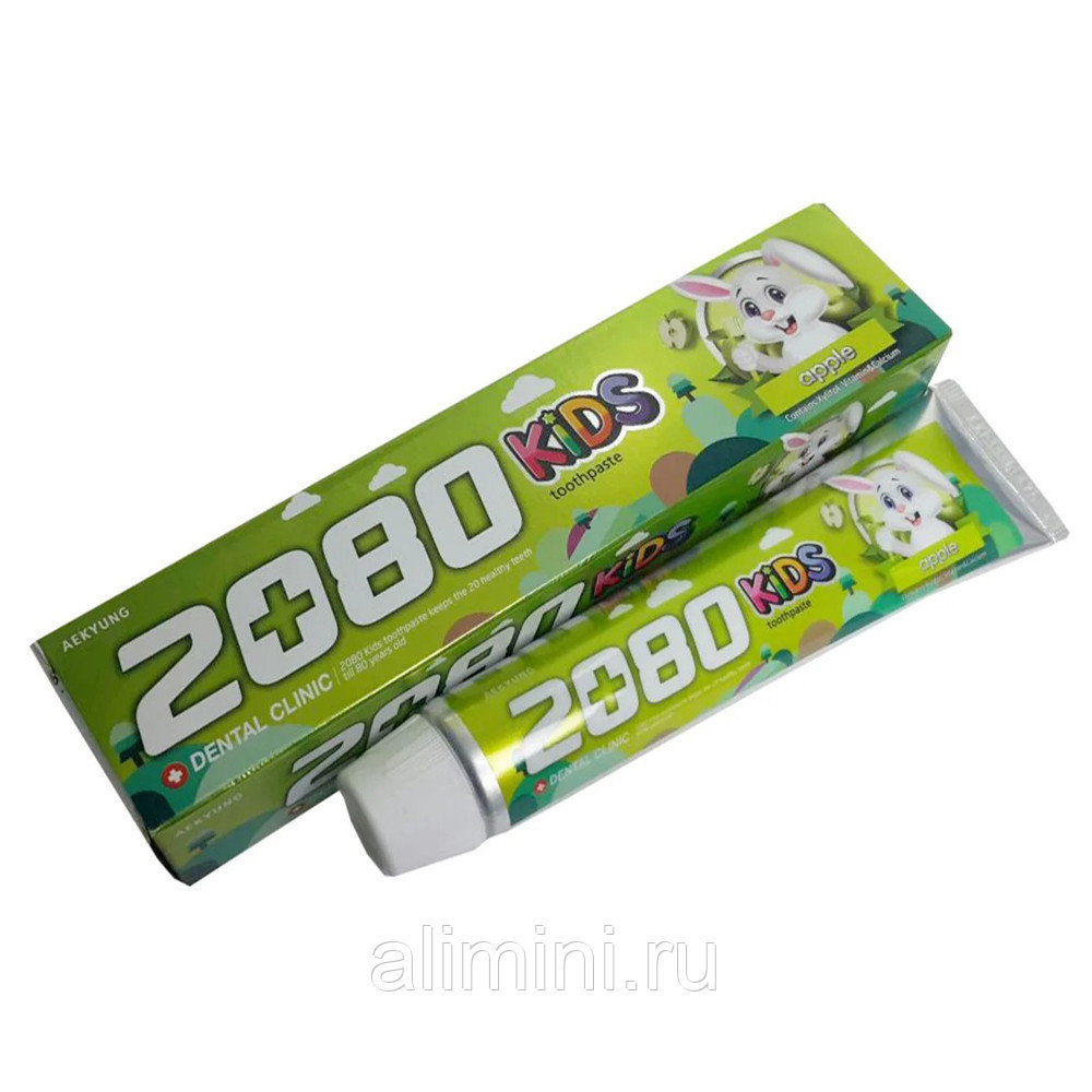 Зубная паста DC Aekyung 2080 ДЕТСКАЯ Яблоко, 80 гр