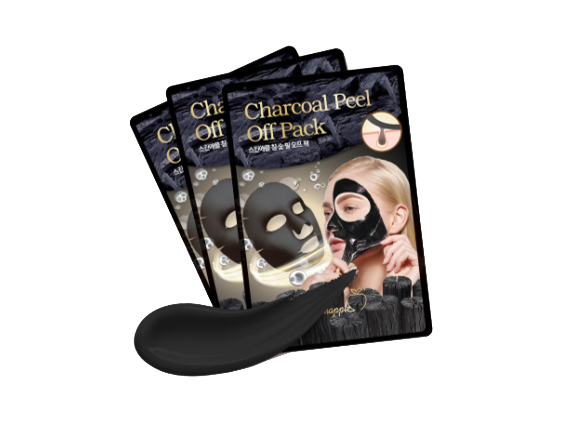 Skinapple Маска-плёнка для очищения пор (саше) Charcoal peel off pack