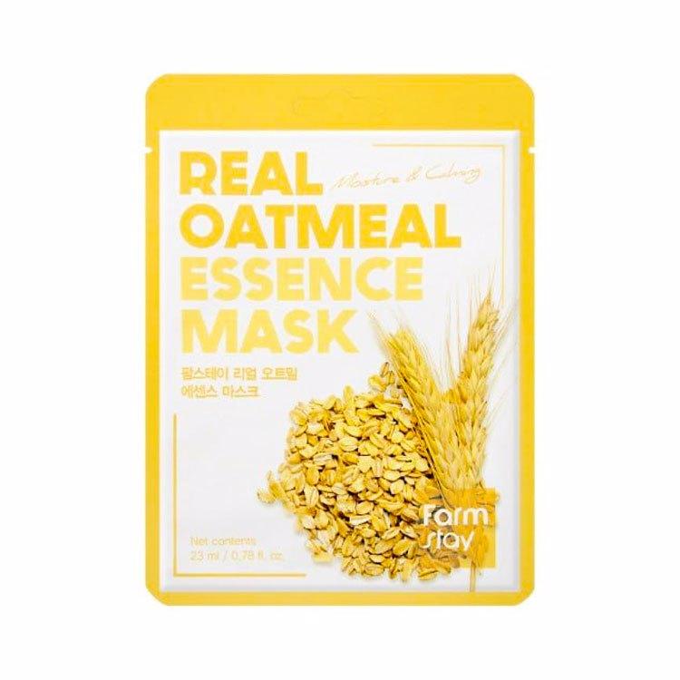 Тканевая маска с экстрактом овса Farm Stay Real Oatmeal Essence Mask