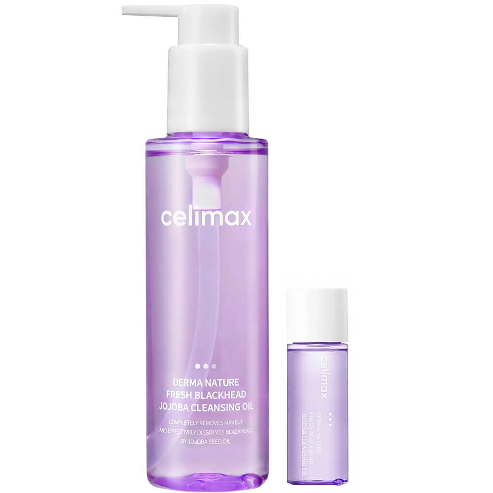 Гидрофильное масло от чёрных точек Celimax Derma Nature Fresh Blackhead Jojoba Cleansing Oil