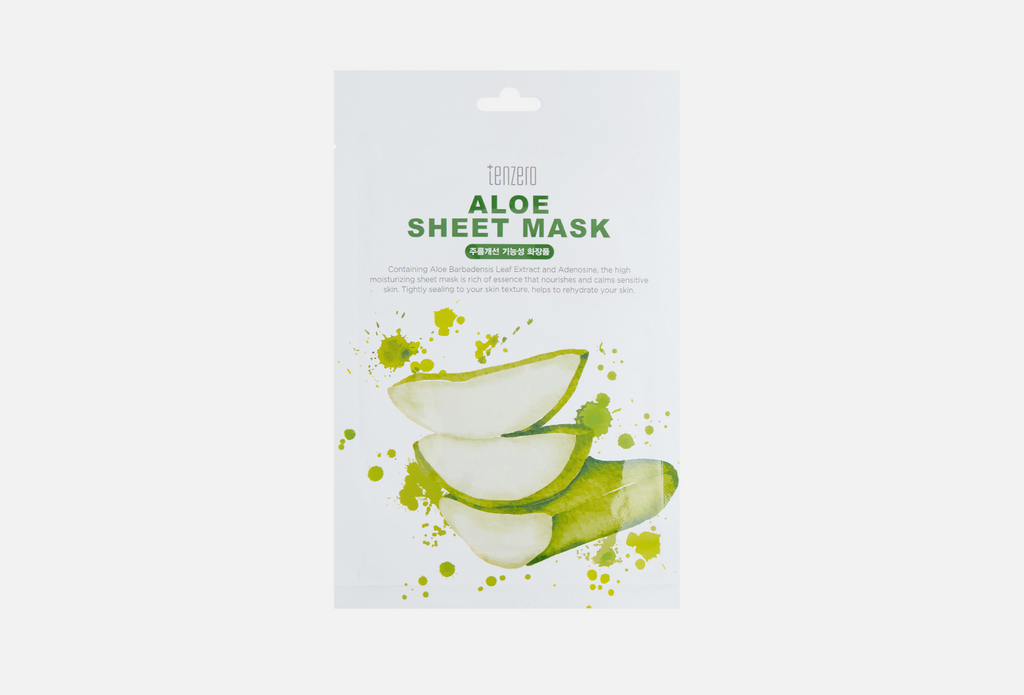 TENZERO Тканевая маска с экстрактом алоэ Aloe Sheet Mask