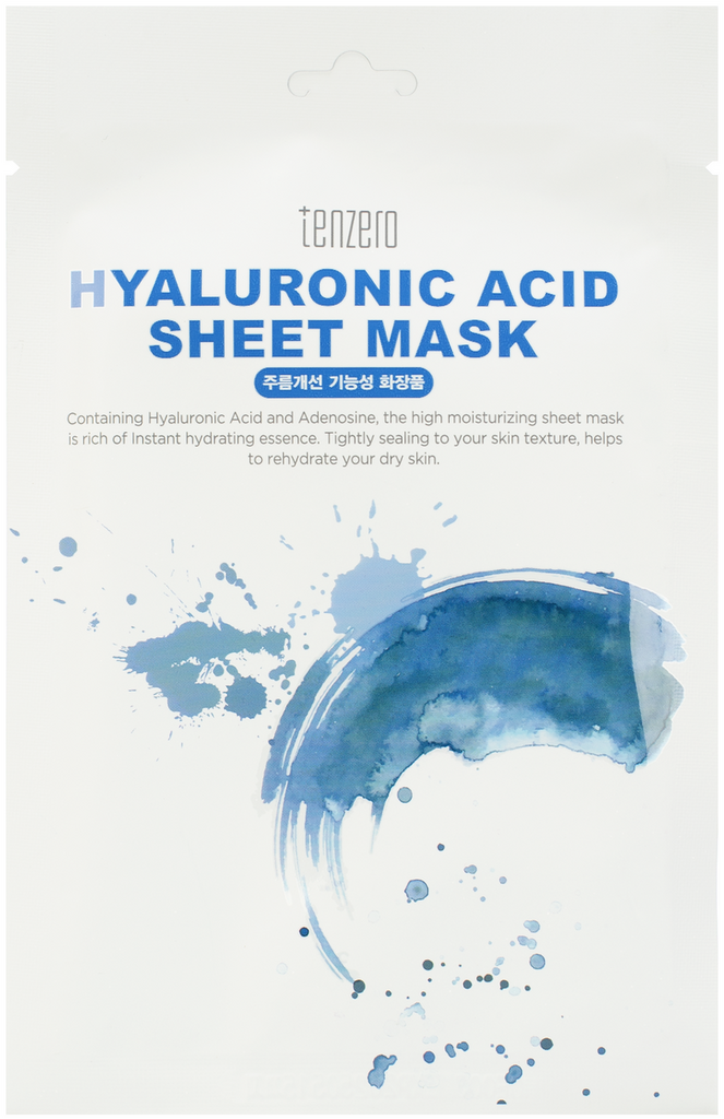 TENZERO Тканевая маска с гиалуроновой кислотой Hyaluronic Acid Sheet Mask