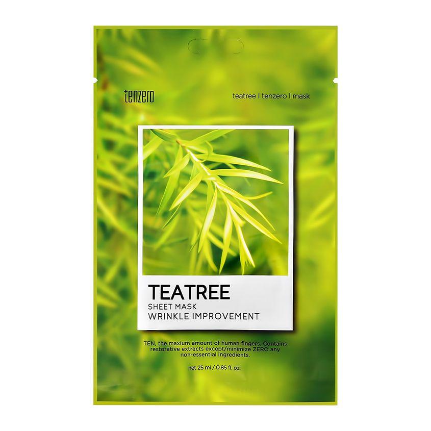TENZERO Тканевая маска для лица с экстрактом чайного дерева Teatree Sheet Mask 25мл