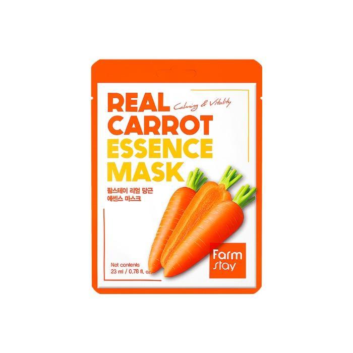 FARMSTAY Маска для лица тканевая с экстрактом моркови Real Carrot Essence Mask