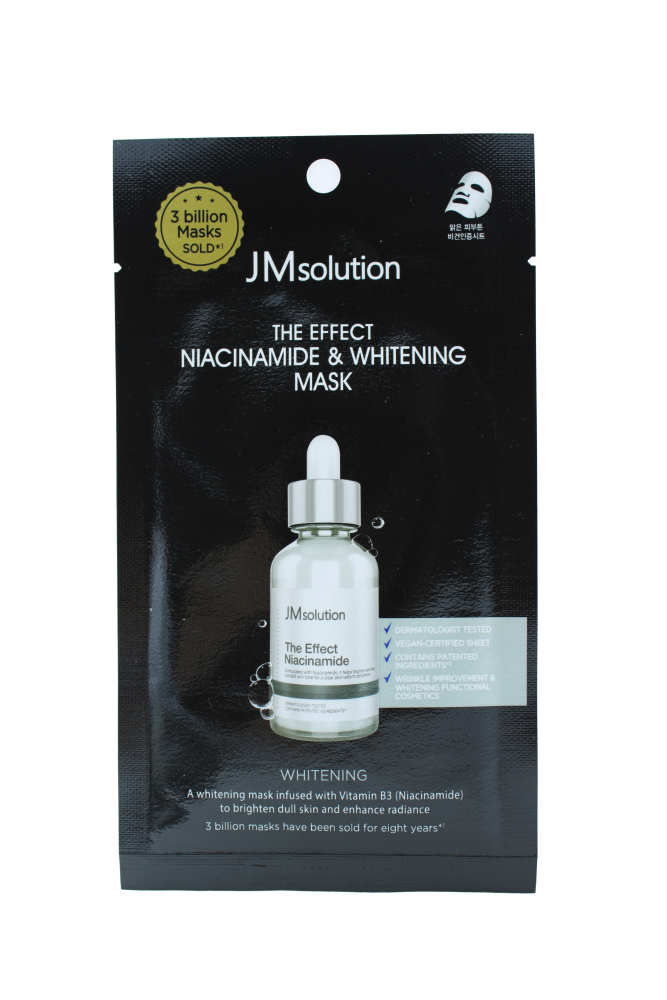 JMSOLUTION Маска для лица тканевая НИАЦИНАМИД The Effect Niacinamide & Whitening Mask