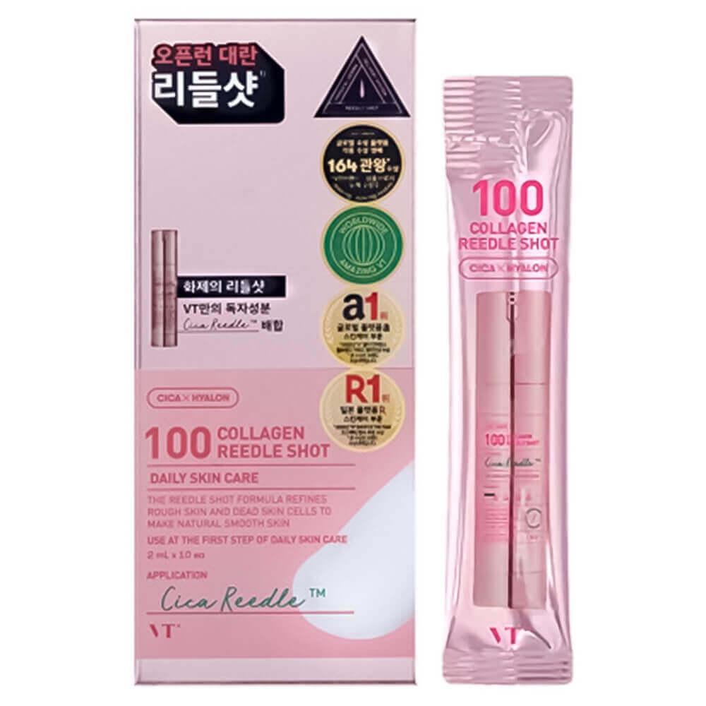 Бустер-сыворотка с микроиглами и коллагеном VT Cosmetics Collagen Reedle Shot 100