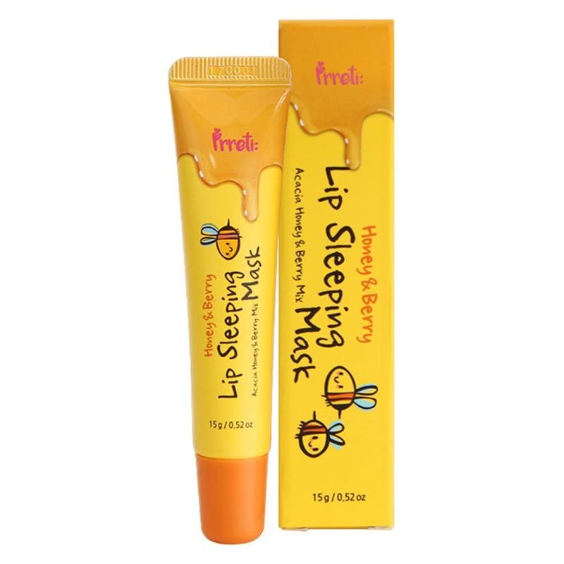Маска для губ ночная с медом и ягодами PRRETI Honey&Berry Lip Sleeping Mask