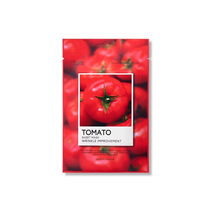 Tenzero Тканевая маска для лица с томатом, Tomato Sheet Mask