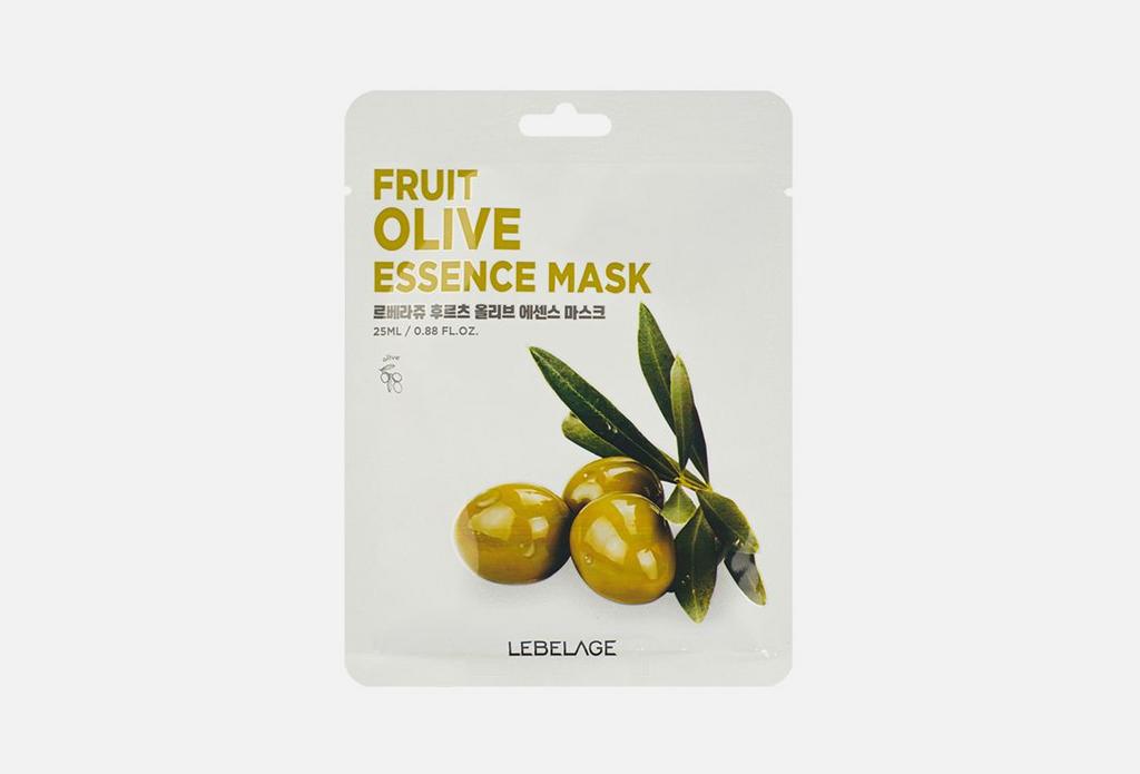 Lebelage Тканевая маска для лица с экстрактом оливы Fruit Olive Essence Mask