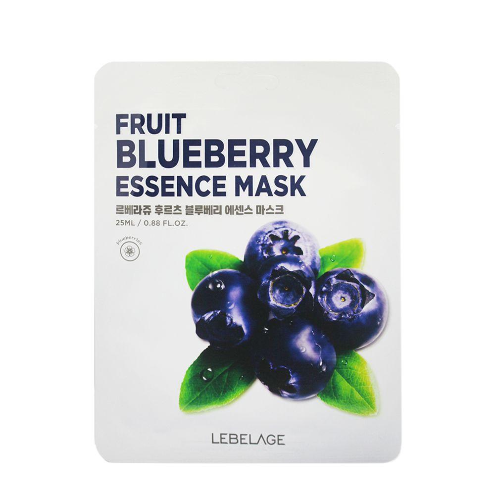 Lebelage Тканевая маска для лица с экстрактом голубики Fruit Blueberry Essence Mask