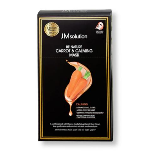 Успокаивающая тканевая маска с экстрактом моркови JMsolution Be Nature Carrot & Calming Mask