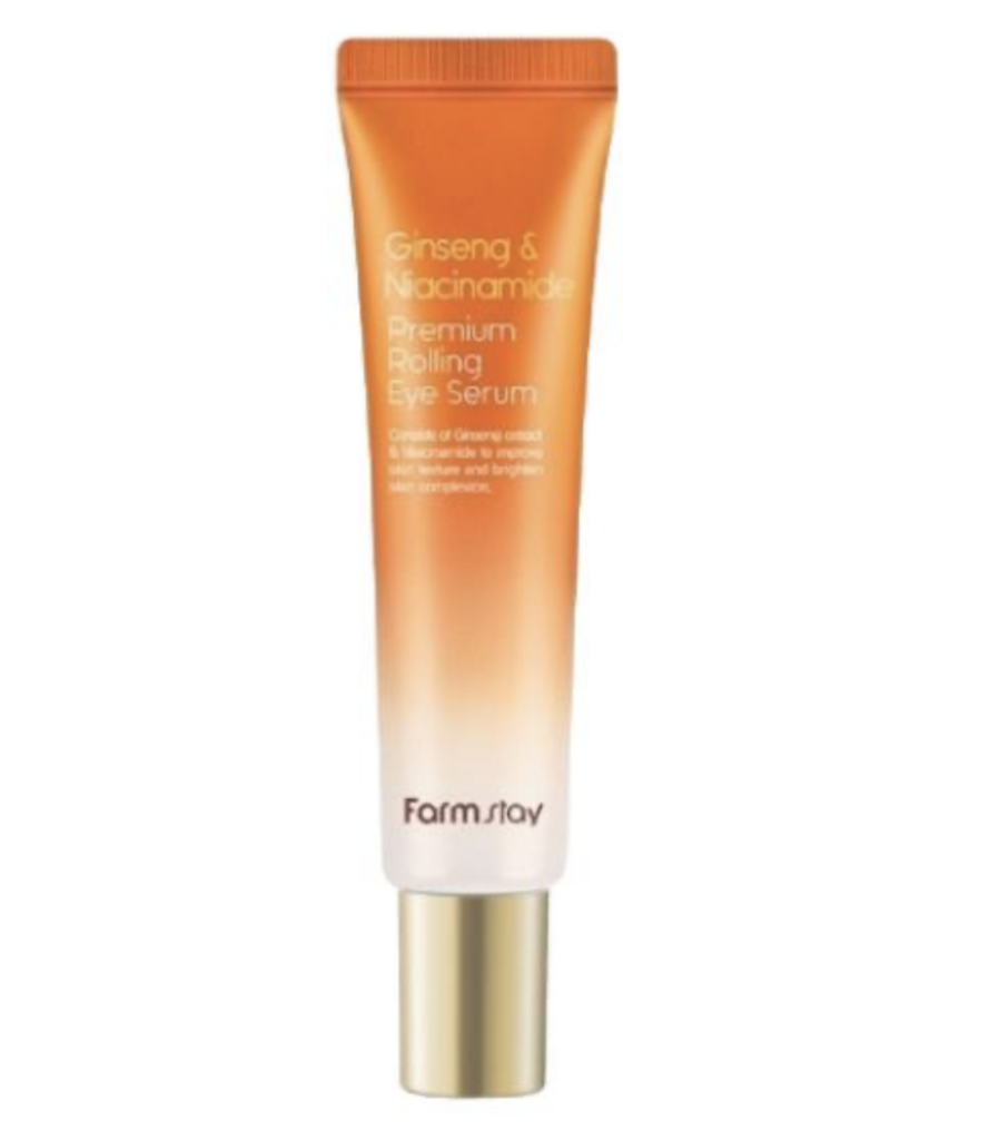 FarmStay Сыворотка-роллер для век с женьшенем и ниацинамидом, Ginseng&Niacinamide Premium Rolling Eye Serum