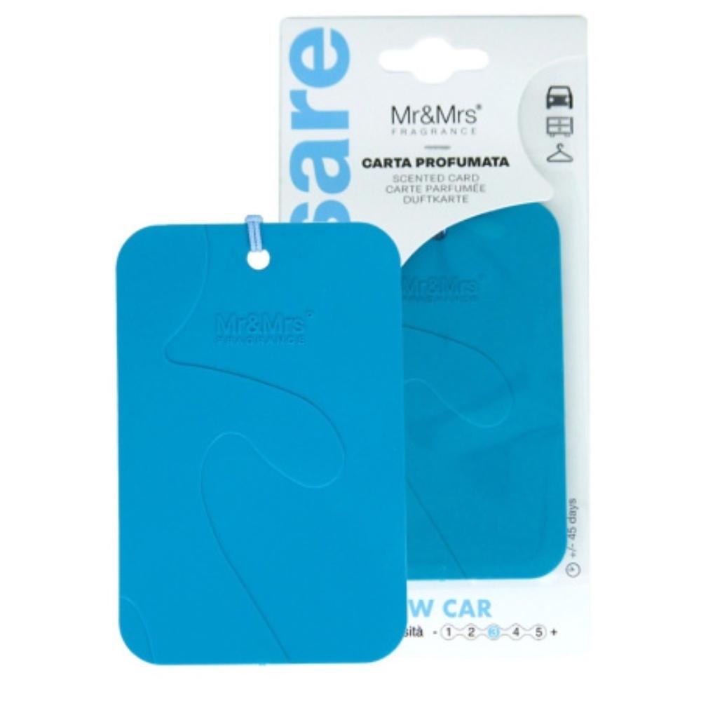 Mr & Mrs Fragrance Аромакарточка для автомобиля Cesare Card New Car (Новая машина)