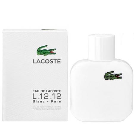 LACOSTE Eau De Lacoste L.12.12 Blanc - Pure Туалетная вода, 50 ml