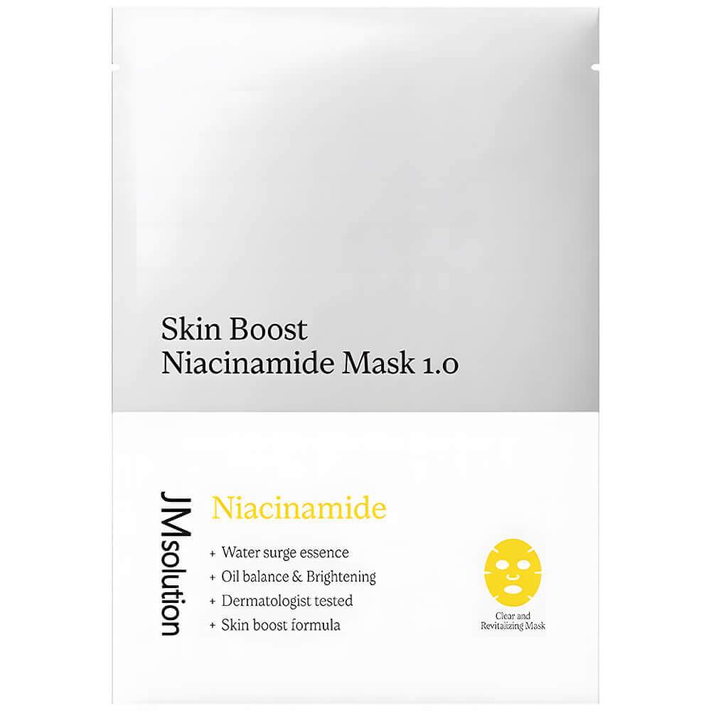 Тканевая маска-бустер с ниацинамидом JMsolution Skin Boost Niacinamide Mask 1.0