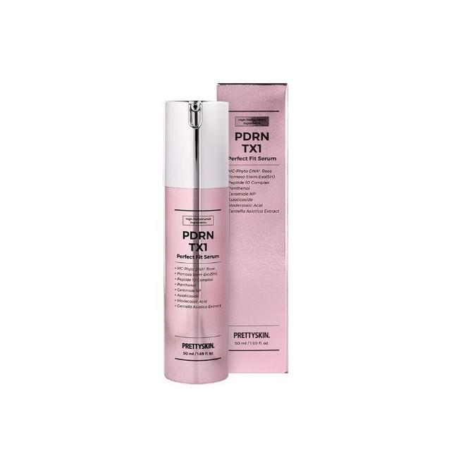 Сыворотка с увлажняющим и укрепляющим действием - Pretty Skin PDRN TX1 Perfect Fit Serum, 50мл