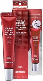 Pretty Skin  Антивозрастной крем-роллер для век с ретинолом Wrinkle Eraser Roll On Eye Cream Retinol