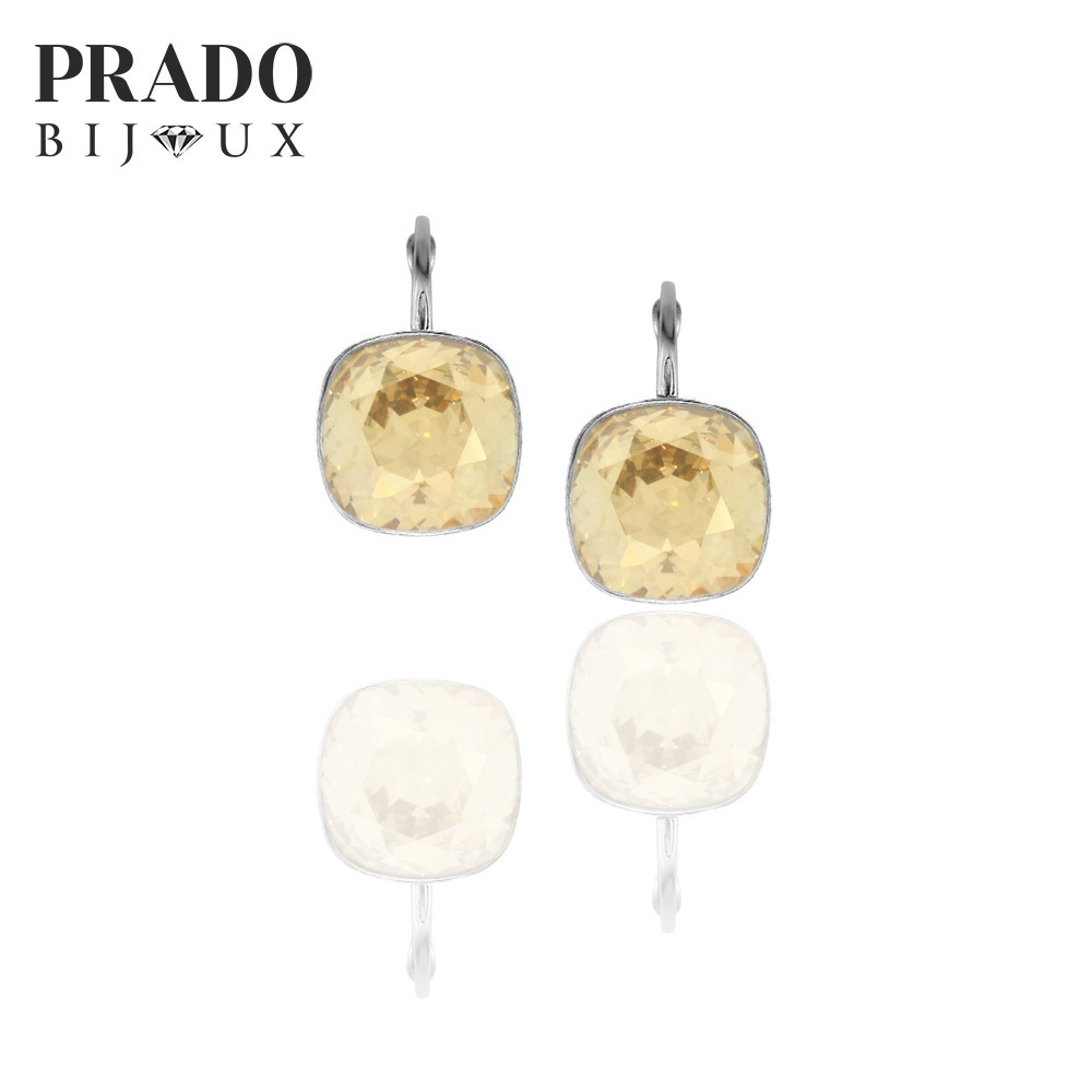 Серьги "Square  mini" golden