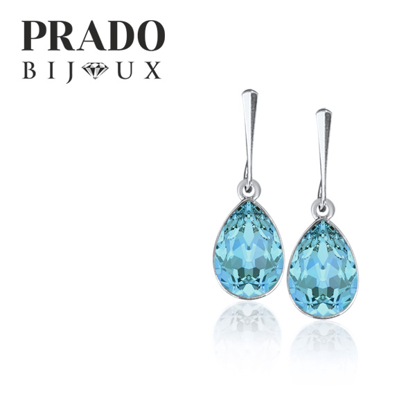 Серьги "Fancy" Aquamarine