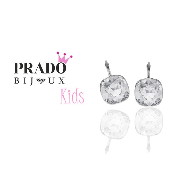 Серьги Square cute classic