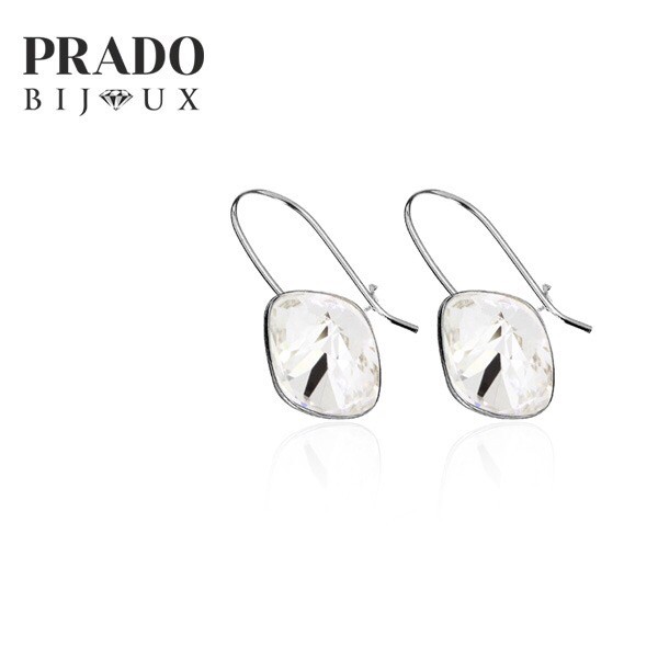 Серьги "Square" crystall