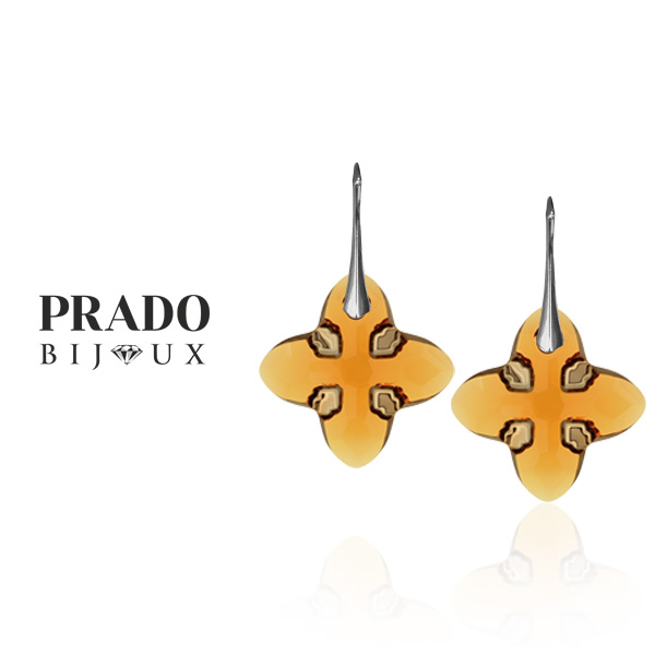 Earrings Selin Kusto #Topaz