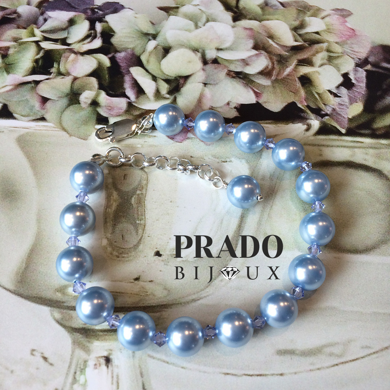 Браслет "Flawless" sky blue