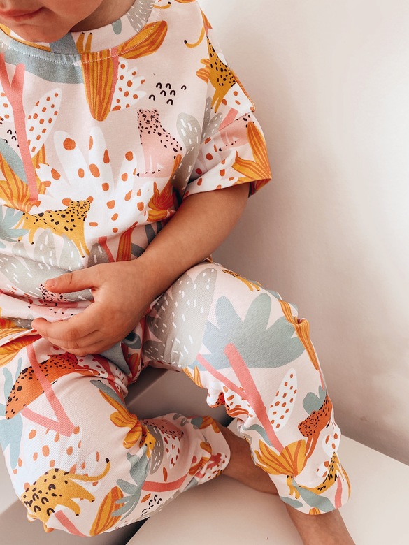 Leopards Lightweight Cotton Sweatpants