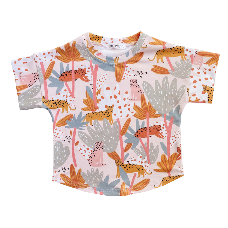 Leopards Cotton T-Shirt
