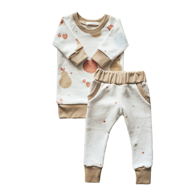 Fruits & Stars Sweatshirt and Joggers Set