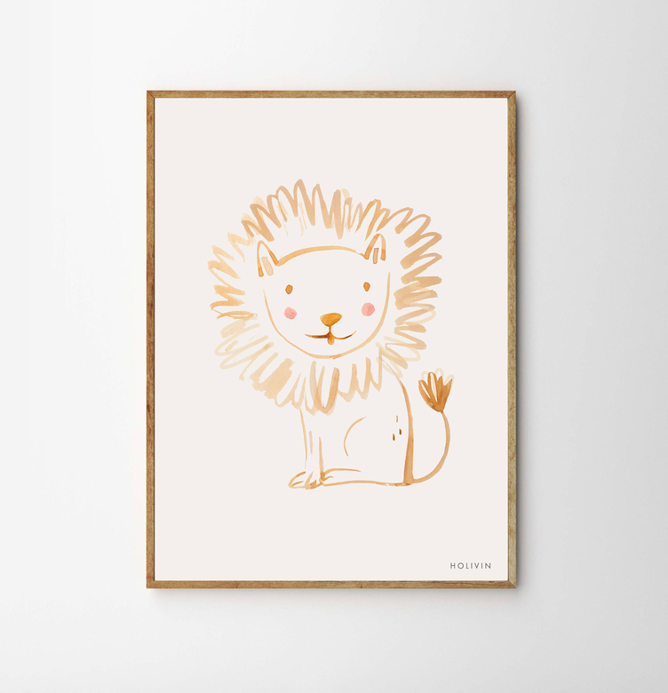 Little Lion Children’s Poster
