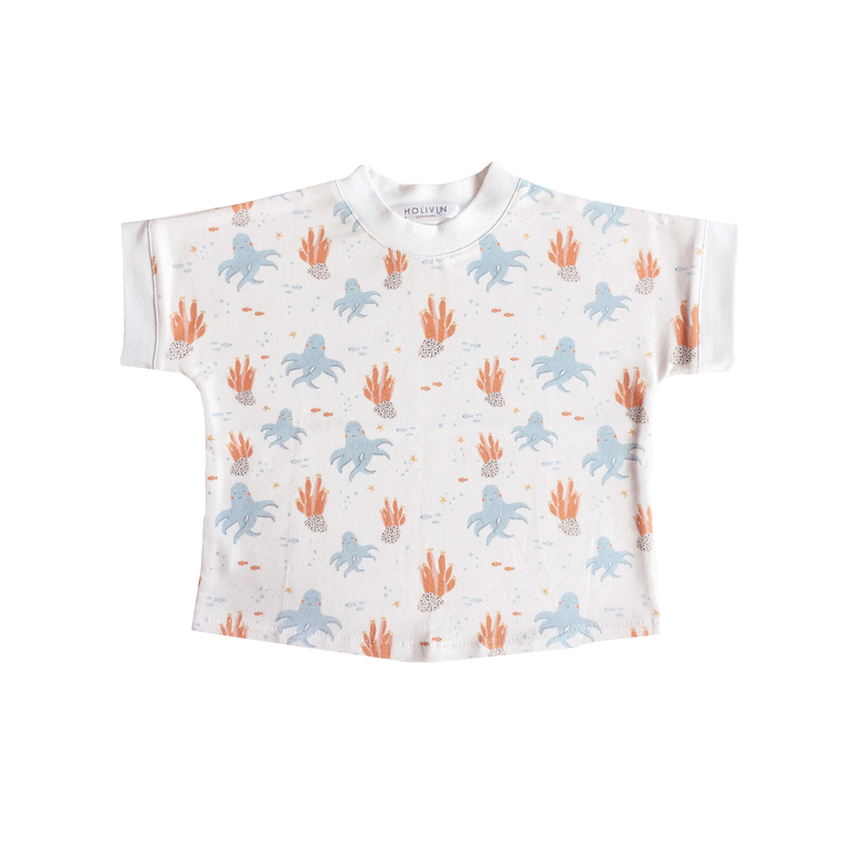 Octopus Cotton T-Shirt