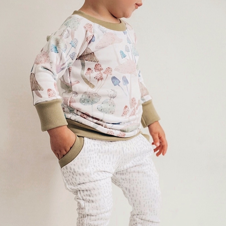 Mushrooms Sweatshirt and Joggers Set