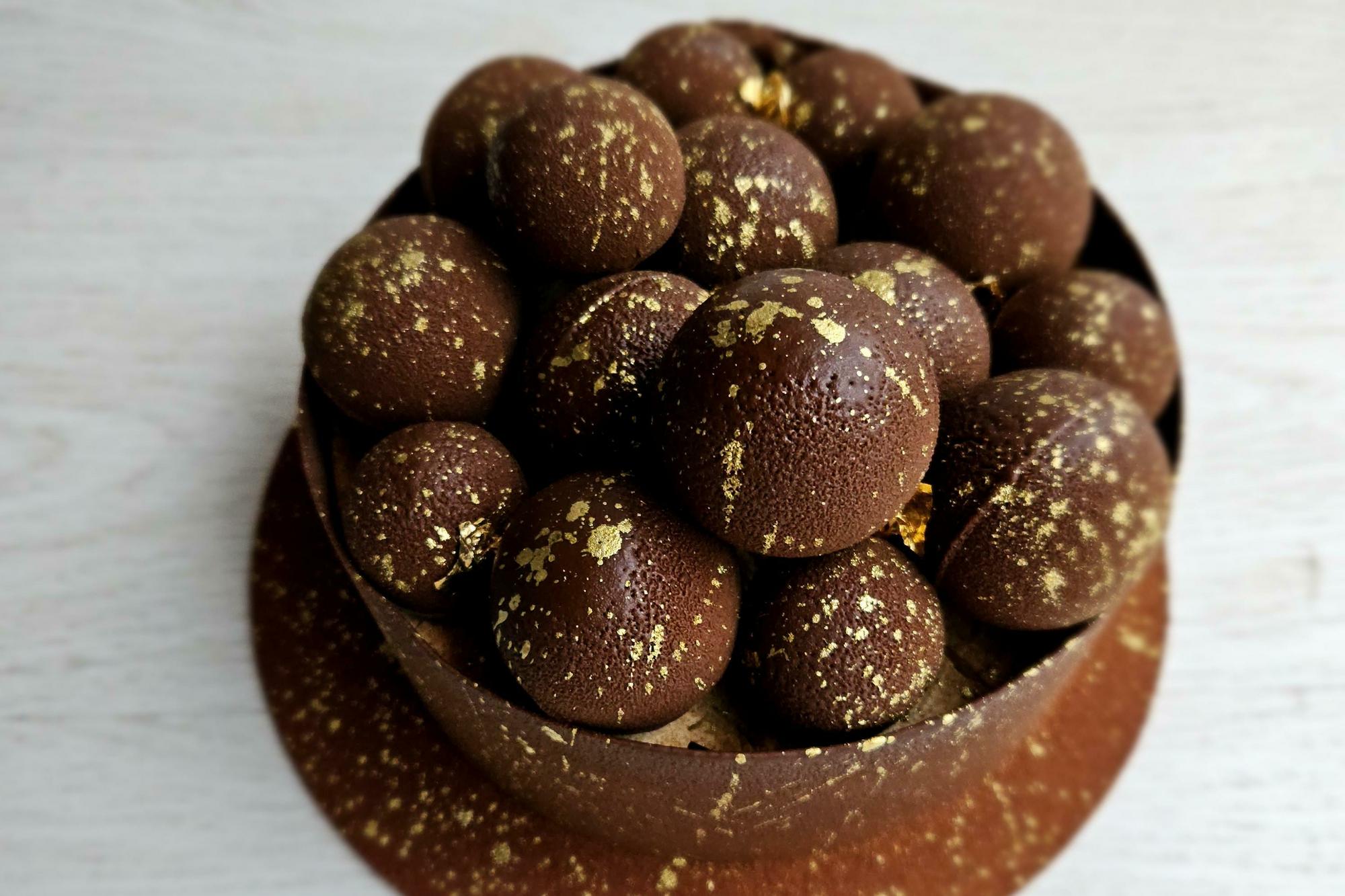 Торт  "Шоколадный мандарин"