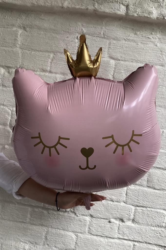 Шар "Кошечка с короной"