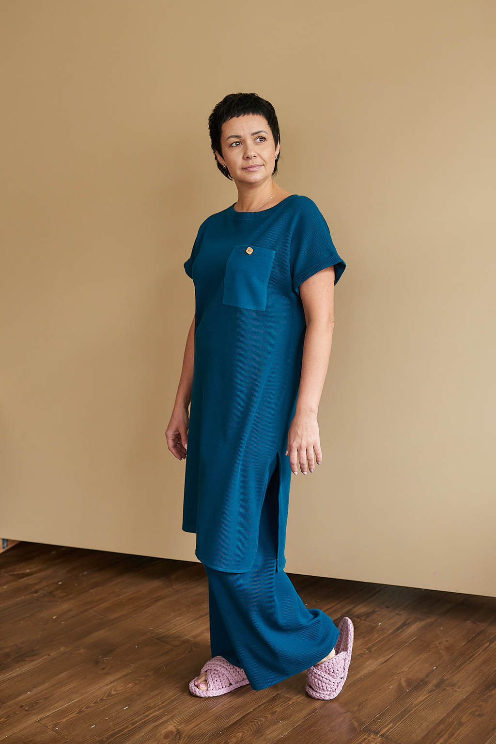 Платье HOME синее