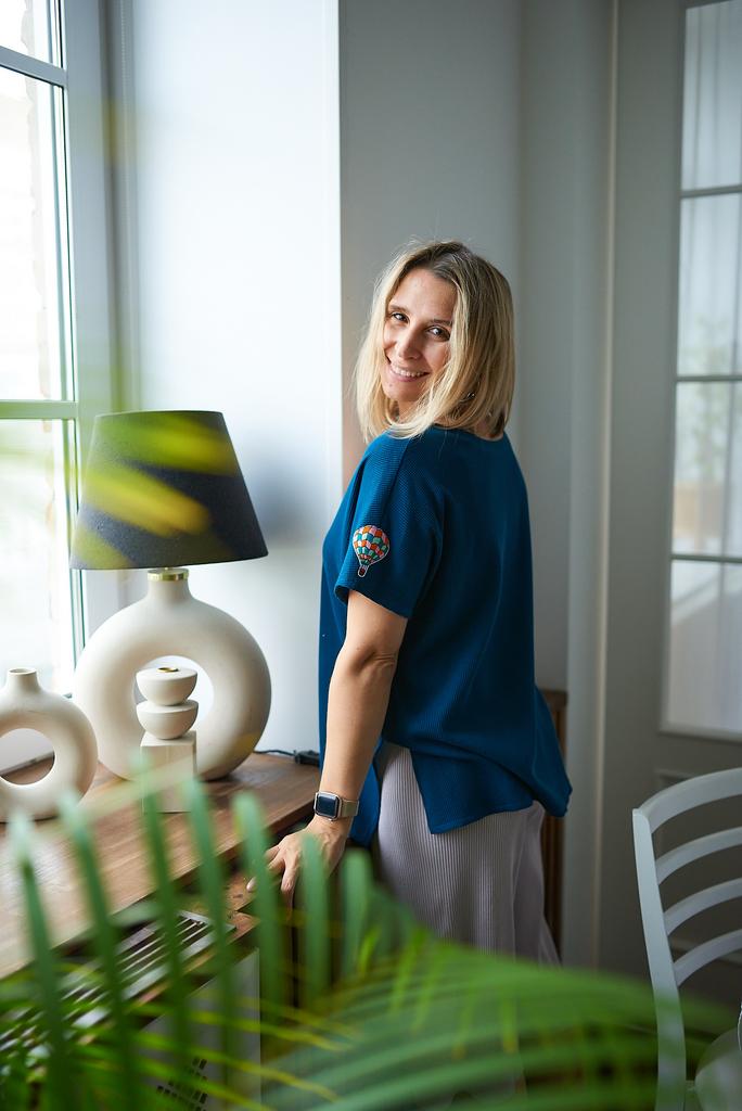 Футболка HOME двухсторонняя синяя