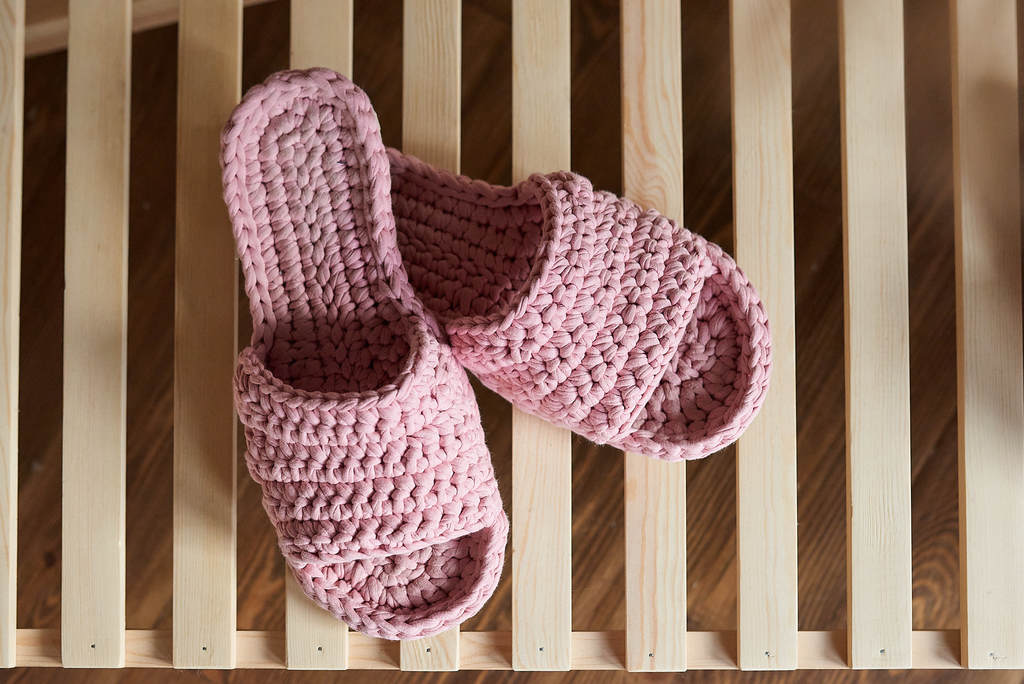 Тапочки HOME пудра