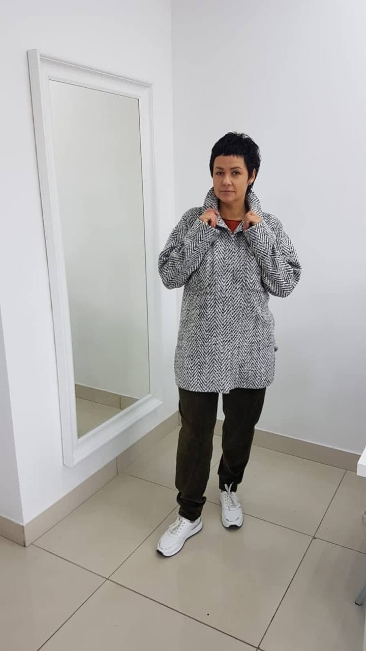 Утеплённый жакет без подкладки