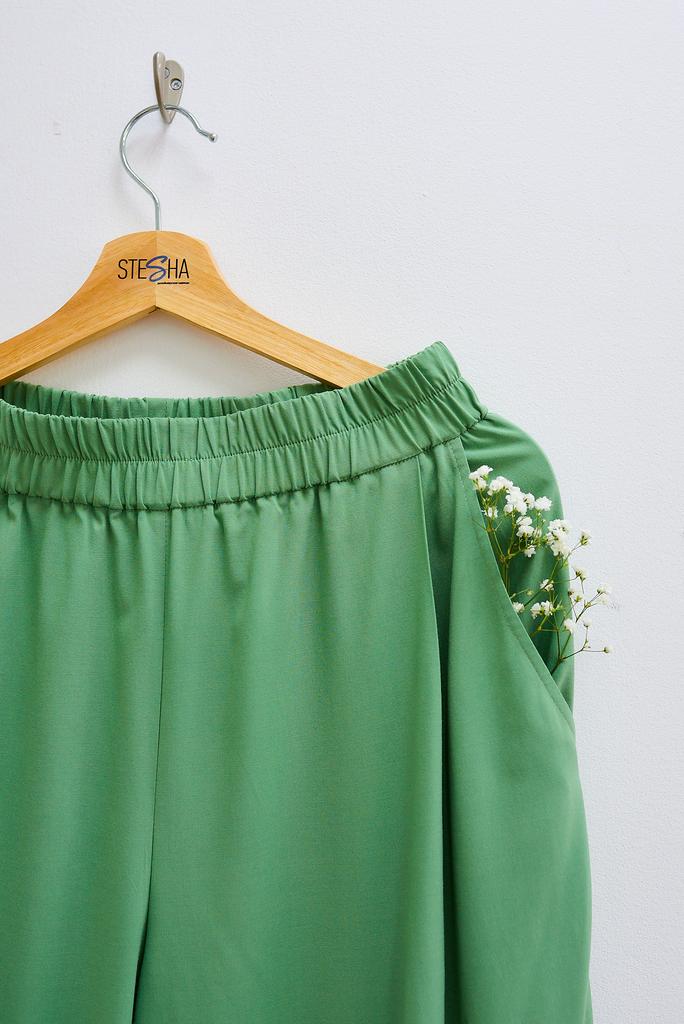 Брюки-джоггеры из вискозы