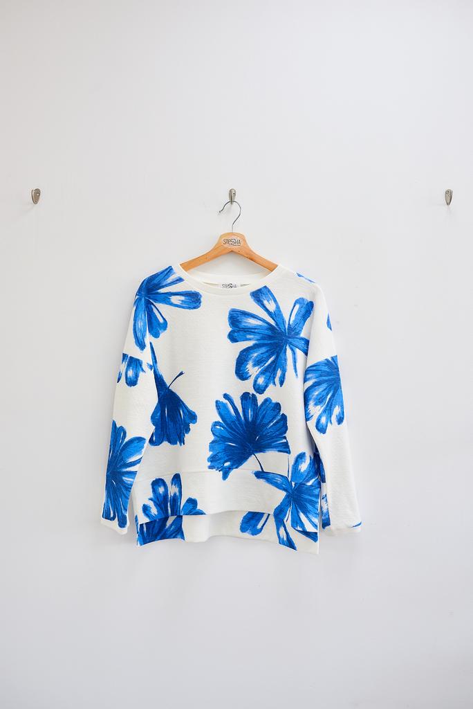 Лонгслив с цветами